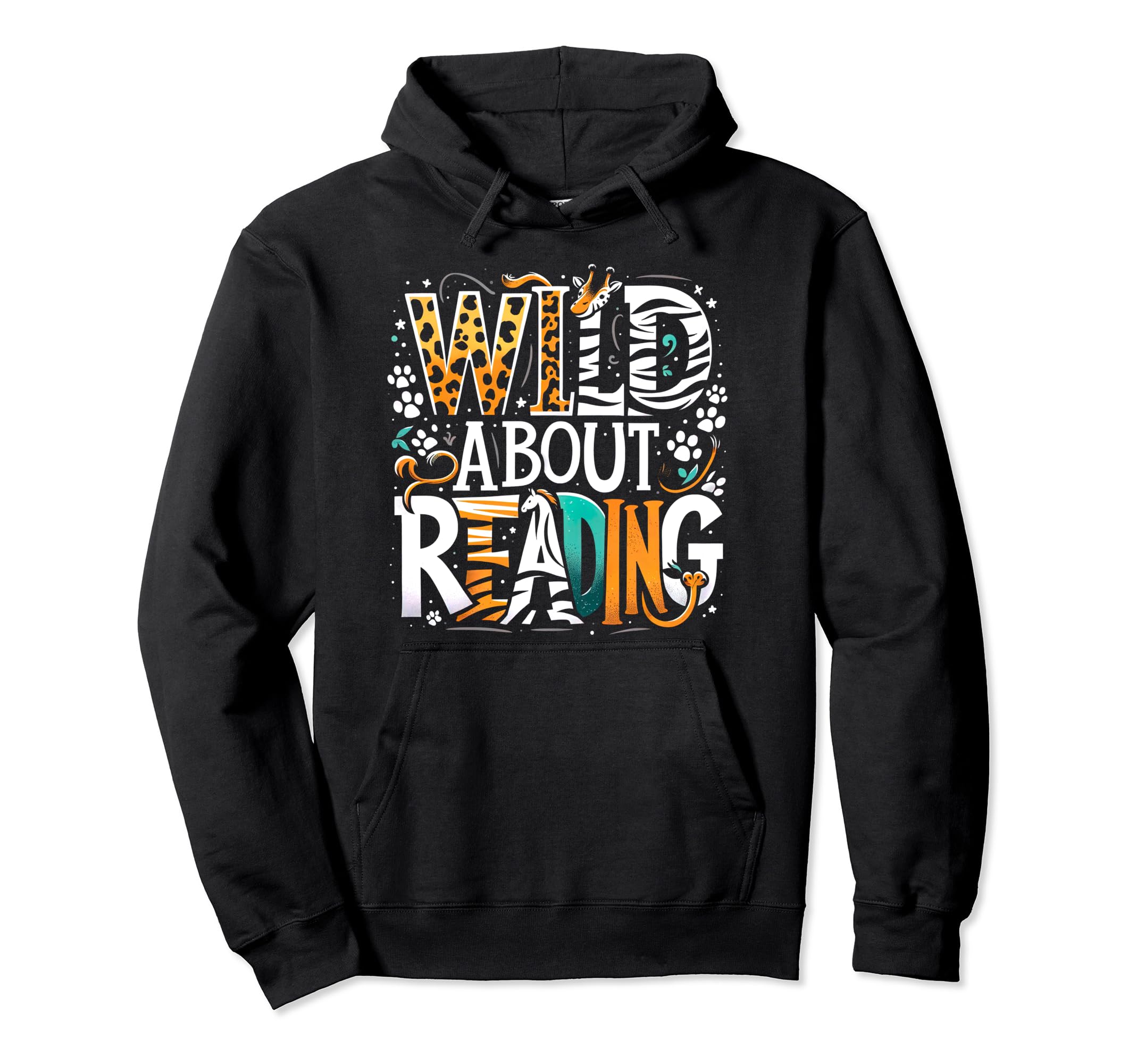 Passionate Readers Animal Love Hoodie - Casual Everyday Wear Unisex - T-Shirt, Sweatshirt, Hoodie