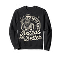 Bearded Dad Step Dad Bonus Dads Sweatshirt - Minimalist Print Unisex - T-Shirt, Sweatshirt, Hoodie