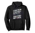 Your Story Isnt Over Semicolon Mental Hoodie - Minimalist Print Unisex - T-Shirt, Sweatshirt, Hoodie
