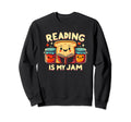 Reading Is My Jam Book Sweatshirt - Casual Everyday Wear for Adults - T-Shirt, Sweatshirt, Hoodie