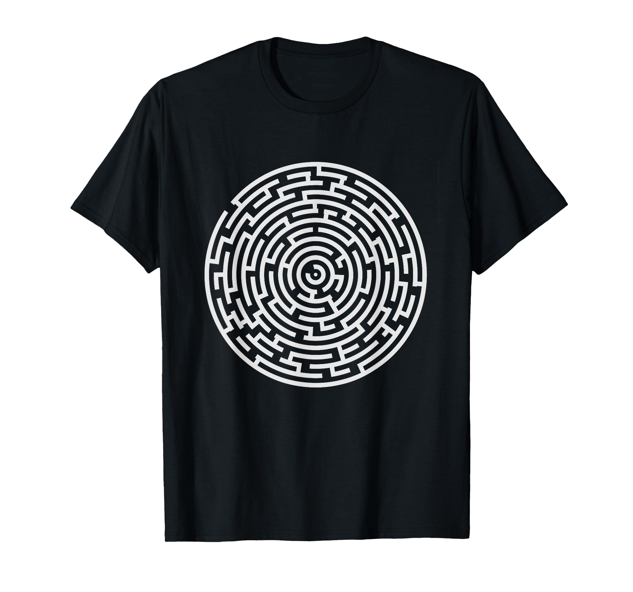 Spiritual Labyrinth Maze Star Yoga T-Shirt - Aesthetic Graphic for Adults - T-Shirt, Sweatshirt, Hoodie