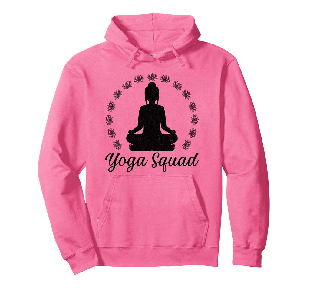 Yoga Squad Spiritual Meditation Hoodie - Fun Novelty Design for Adults - T-Shirt, Sweatshirt, Hoodie