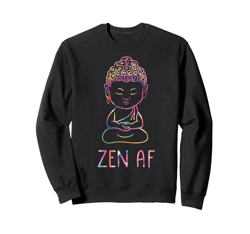Funny Yoga Buddha Lotus Pose Sweatshirt - Custom Art Print Men Women - T-Shirt, Sweatshirt, Hoodie