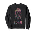 Funny Yoga Buddha Lotus Pose Sweatshirt - Custom Art Print Men Women - T-Shirt, Sweatshirt, Hoodie