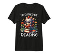 Id Rather Be Reading Book Dragon T-Shirt - Custom Art Print Men Women - T-Shirt, Sweatshirt, Hoodie