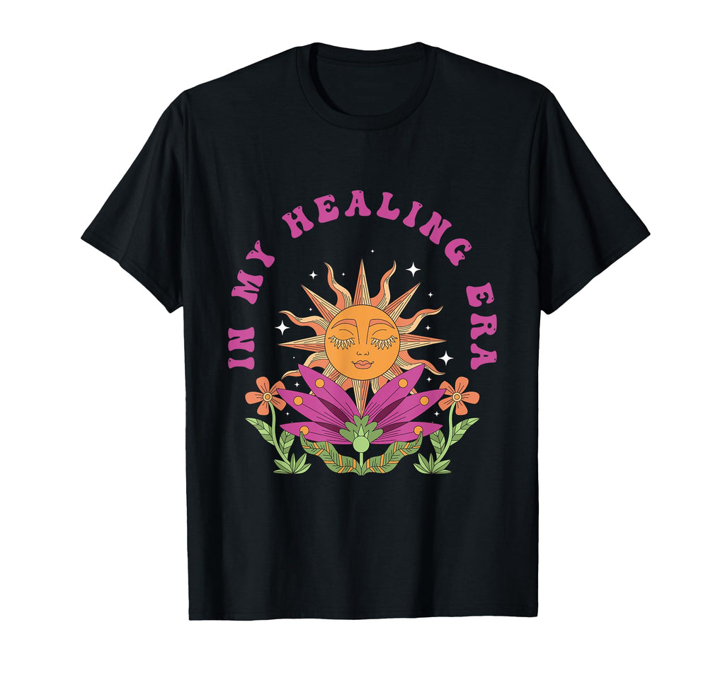 My Healing Era Boho Depression Anxiety T-Shirt - Graphic Print Men Women - T-Shirt, Sweatshirt, Hoodie