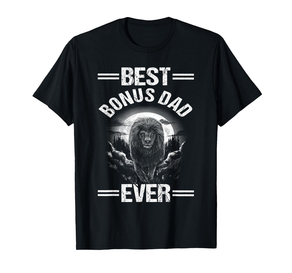 Best Bonusdad Ever Step Dad T-Shirt - Custom Art Print for Adults - T-Shirt, Sweatshirt, Hoodie