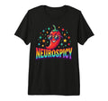 Neurospicy Spicy Brain Tri Blend T-Shirt - Unique Graphic for Adults - T-Shirt, Sweatshirt, Hoodie