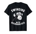 Monkey Overthinkers And Mental T-Shirt - Novelty Apparel for Adults - T-Shirt, Sweatshirt, Hoodie