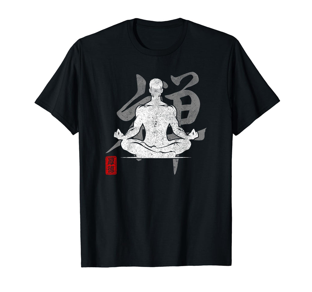 Yoga Zen Japan Kanji Art Meditation Om T-Shirt - Minimalist Print Unisex - T-Shirt, Sweatshirt, Hoodie