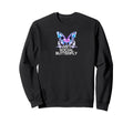 Funny Anti Social Butterfly Sweatshirt - Streetwear Style for Adults - T-Shirt, Sweatshirt, Hoodie