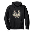 Dragon Open Book Floral Library Fantasy Hoodie - Trendy Graphic for Adults - T-Shirt, Sweatshirt, Hoodie