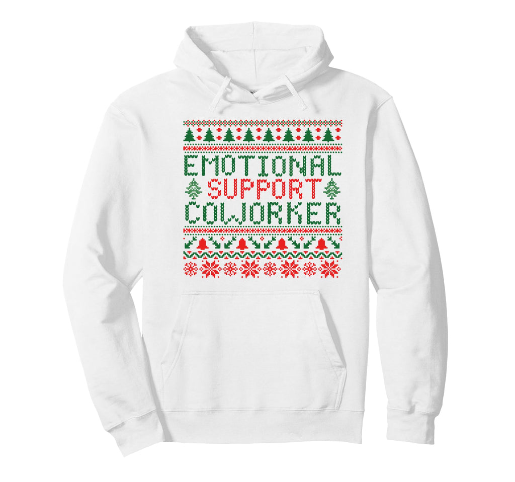 Emotional Support Coworker Funny Ugly Hoodie - Aesthetic Graphic Men Women - T-Shirt, Sweatshirt, Hoodie