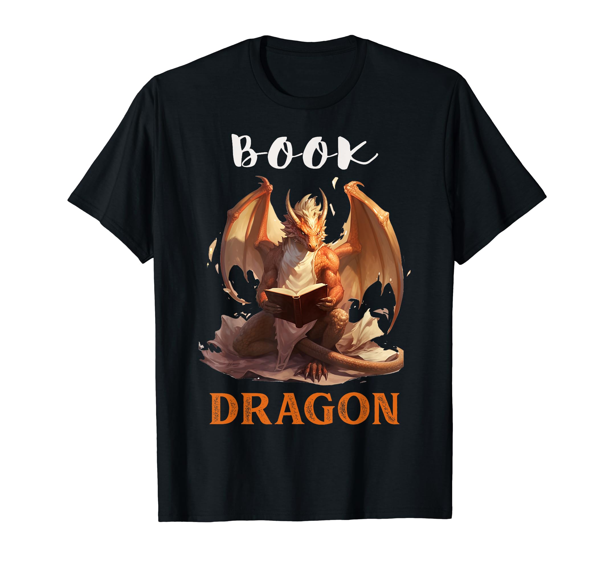 I Am Book Dragon Funny Book And Dragon T-Shirt - Custom Art Print Unisex - T-Shirt, Sweatshirt, Hoodie