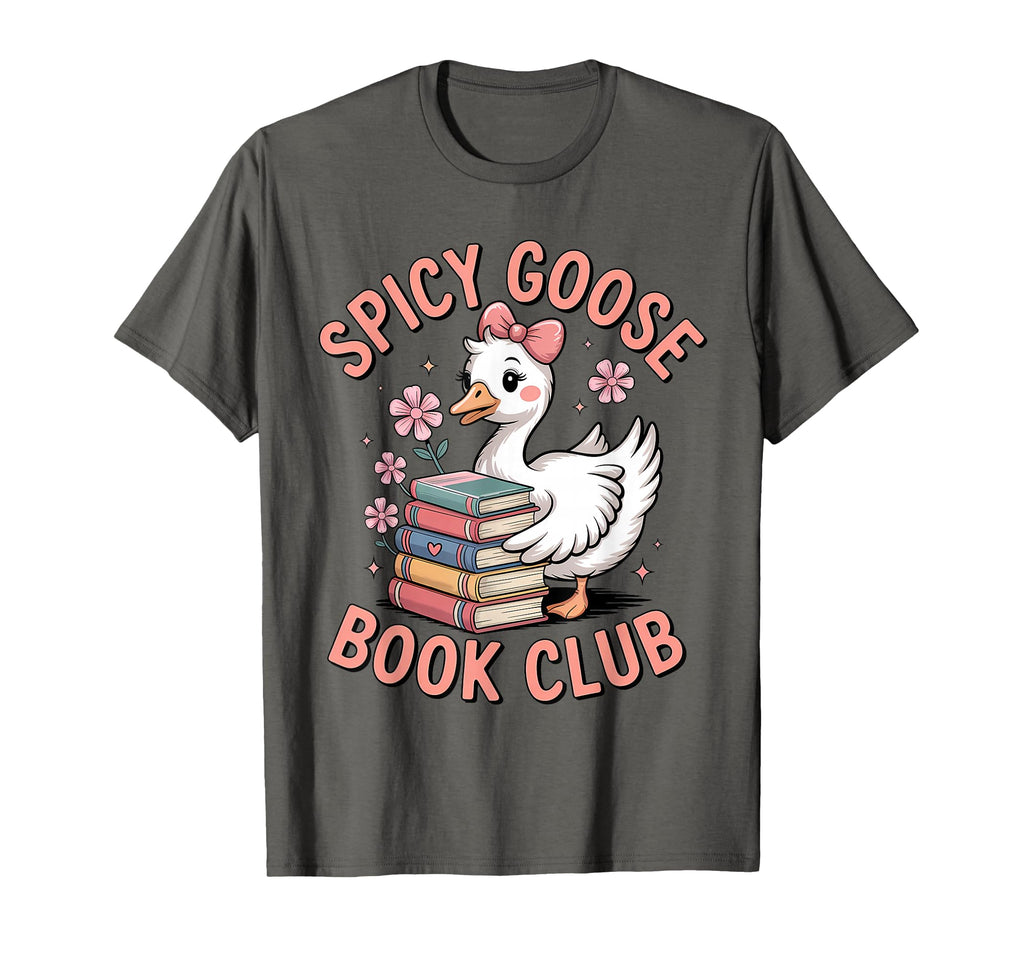 Spicy Goose Book Club Funny Smut T-Shirt - Minimalist Print Men Women - T-Shirt, Sweatshirt, Hoodie