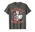 Spicy Goose Book Club Funny Smut T-Shirt - Minimalist Print Men Women - T-Shirt, Sweatshirt, Hoodie