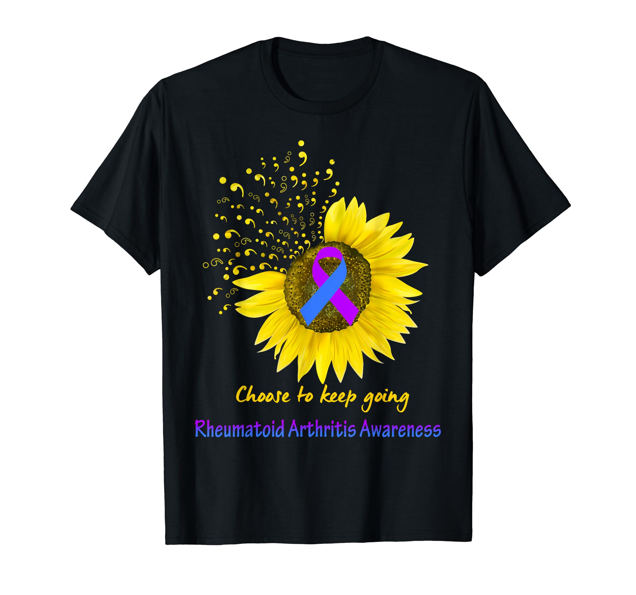 Rheumatoid Arthritis Awareness Choose T-Shirt - Trendy Graphic for Adults - T-Shirt, Sweatshirt, Hoodie