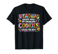 Reading Solves My Problems Cookies Solve T-Shirt - Minimalist Print Unisex - T-Shirt, Sweatshirt, Hoodie