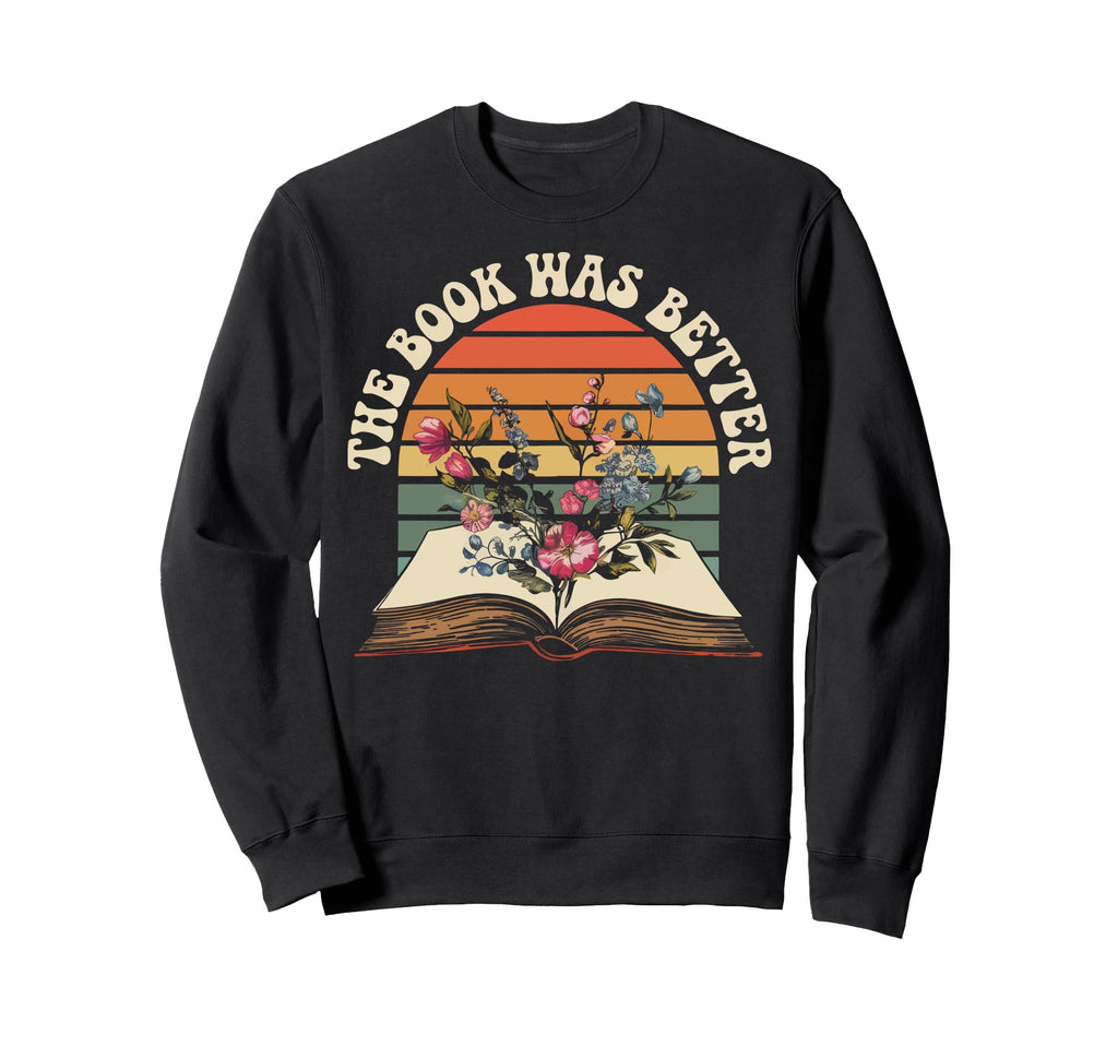Book Reader Reading Literature Sweatshirt - Trendy Graphic for Adults - T-Shirt, Sweatshirt, Hoodie