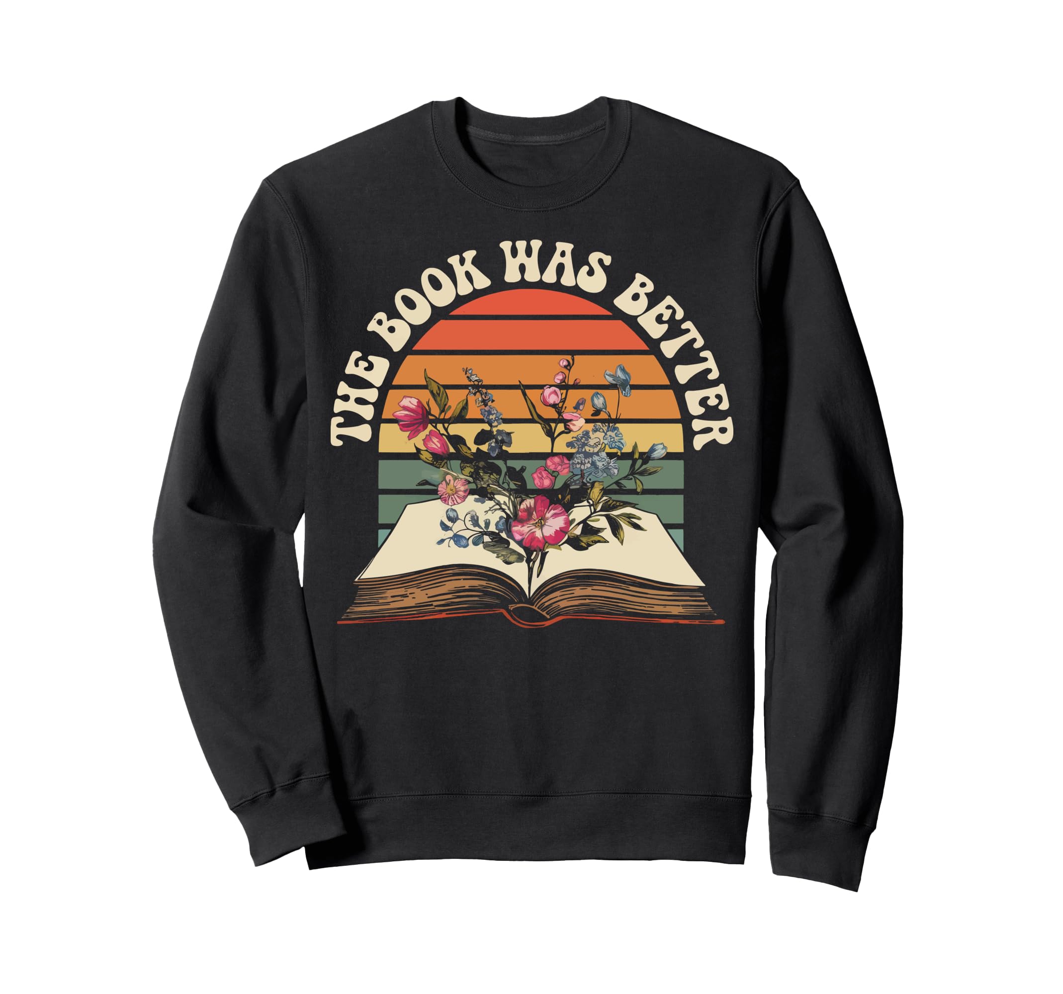 Book Reader Reading Literature Sweatshirt - Trendy Graphic for Adults - T-Shirt, Sweatshirt, Hoodie