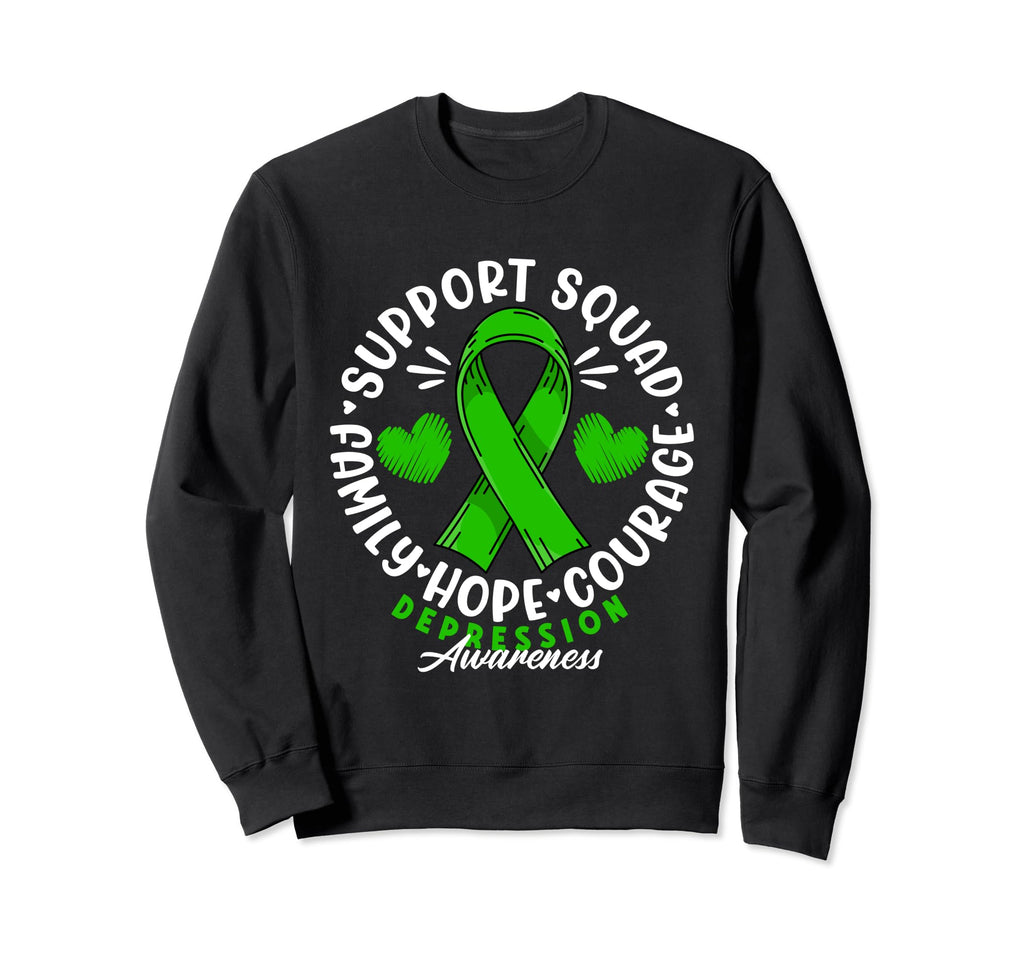 Support Awareness Squad I Mental Sweatshirt - Novelty Apparel for Adults - T-Shirt, Sweatshirt, Hoodie