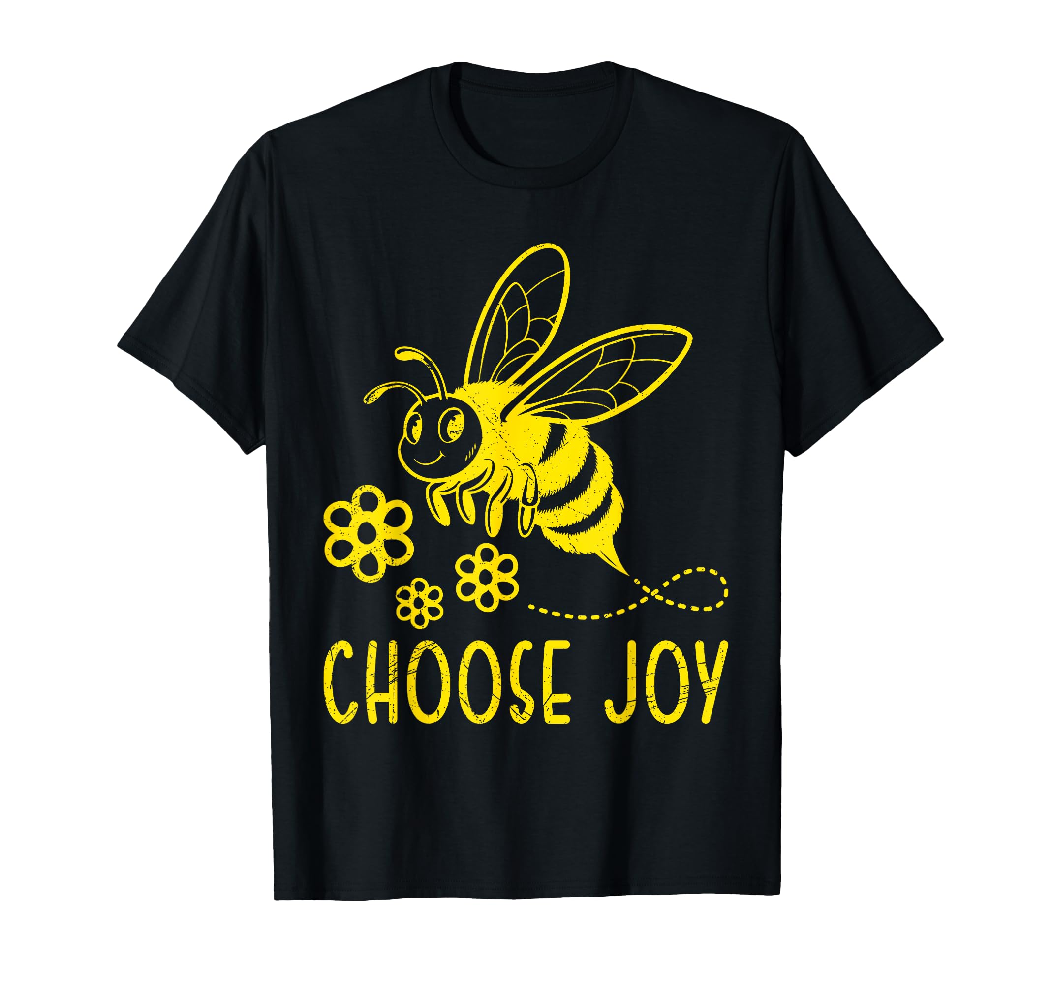 Sunflowers Choose Joy Funny Positivity T-Shirt - Unique Graphic Unisex - T-Shirt, Sweatshirt, Hoodie