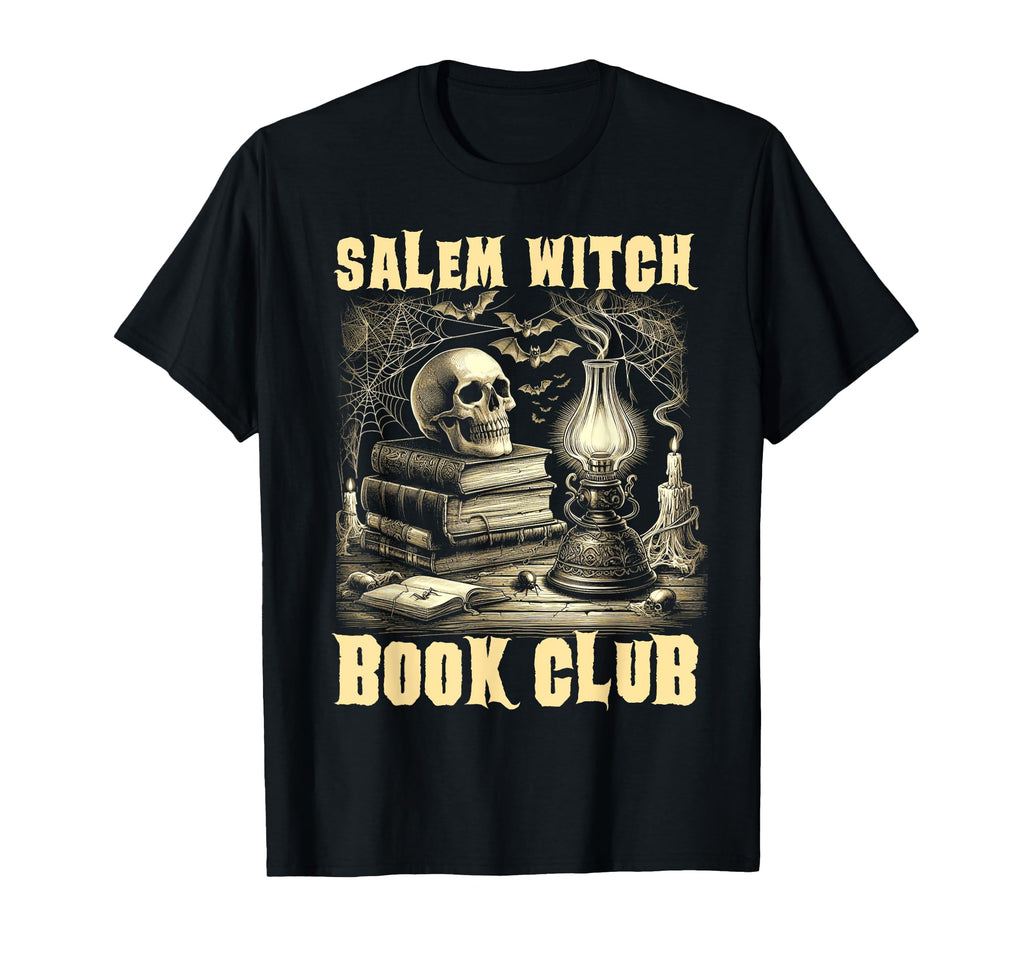 Bookish Halloween Salem Witch Book Club T-Shirt - Streetwear Style Unisex - T-Shirt, Sweatshirt, Hoodie
