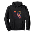Best Dad Usa Flag 1 Feet Step American Hoodie - Custom Art Print Men Women - T-Shirt, Sweatshirt, Hoodie
