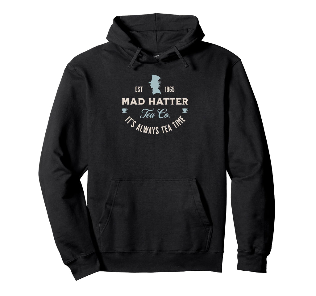 Mad Hatter Alice Wonderland Book Hoodie - Aesthetic Graphic for Adults - T-Shirt, Sweatshirt, Hoodie