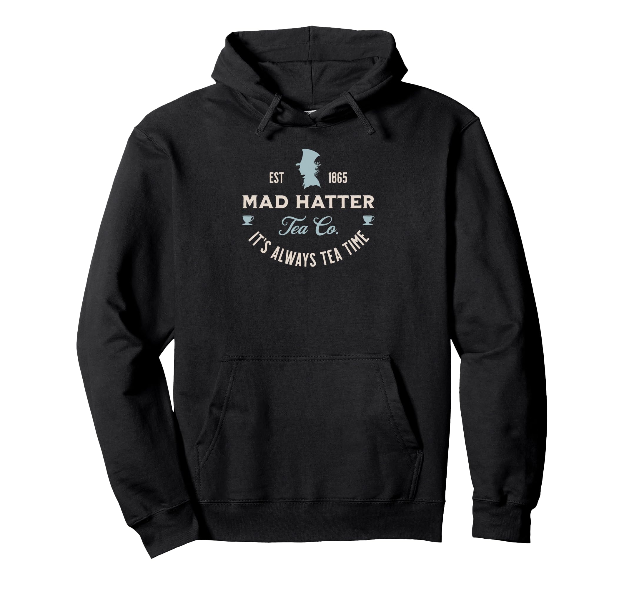 Mad Hatter Alice Wonderland Book Hoodie - Aesthetic Graphic for Adults - T-Shirt, Sweatshirt, Hoodie