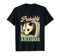 Anxiety Mental Health Opossum T-Shirt - Aesthetic Graphic Unisex - T-Shirt, Sweatshirt, Hoodie