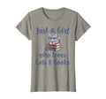 Just Who Loves Cats And Books T-Shirt - Novelty Apparel for Adults - T-Shirt, Sweatshirt, Hoodie