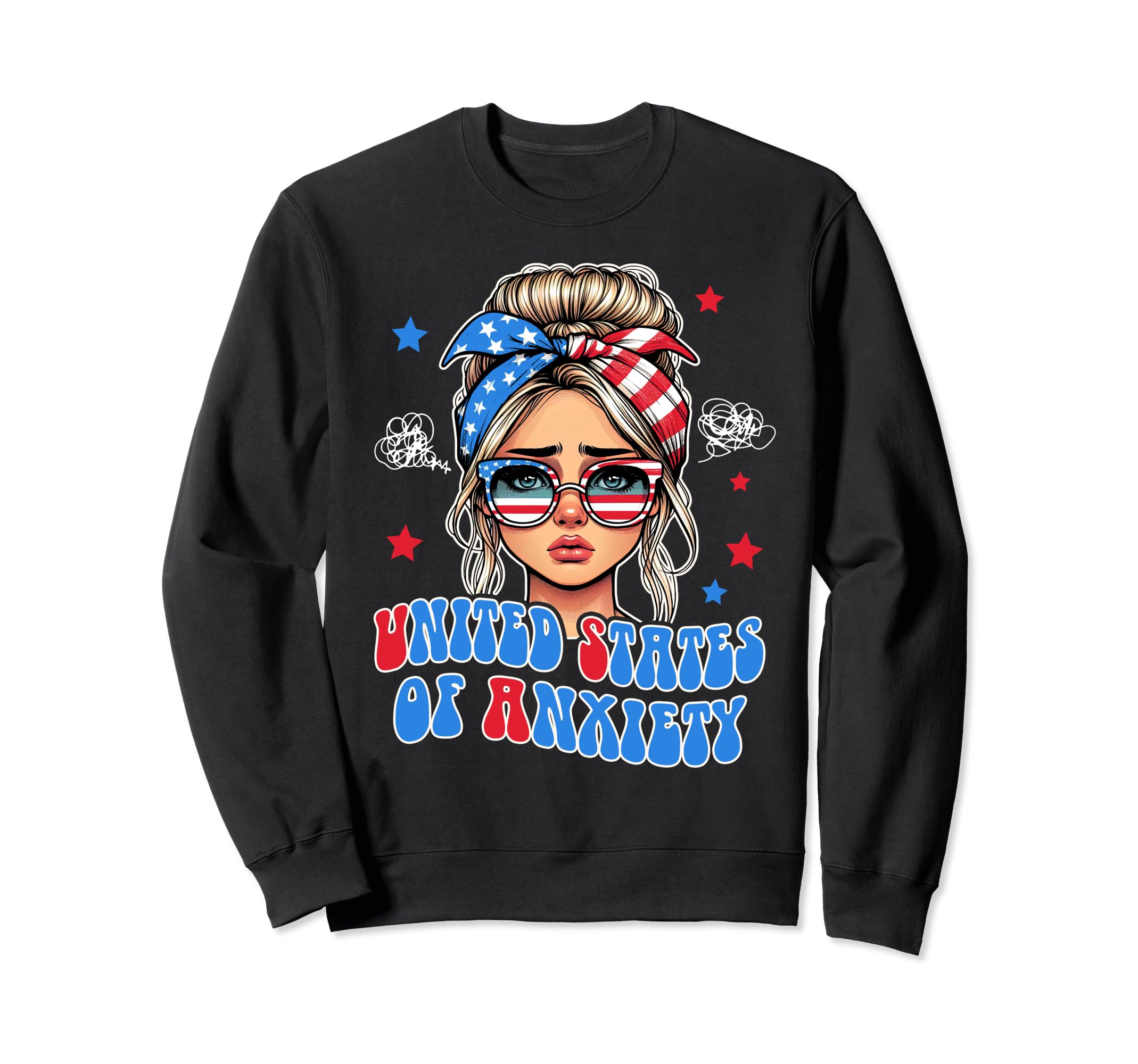 4Th July Patriotic Mental Health Sweatshirt - Streetwear Style for Adults - T-Shirt, Sweatshirt, Hoodie