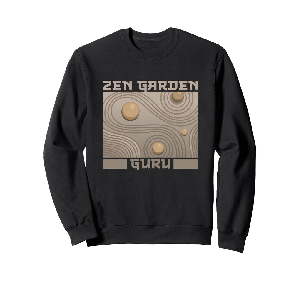 Zen Garden Guru Mindfulness Sweatshirt - Custom Art Print Unisex - T-Shirt, Sweatshirt, Hoodie