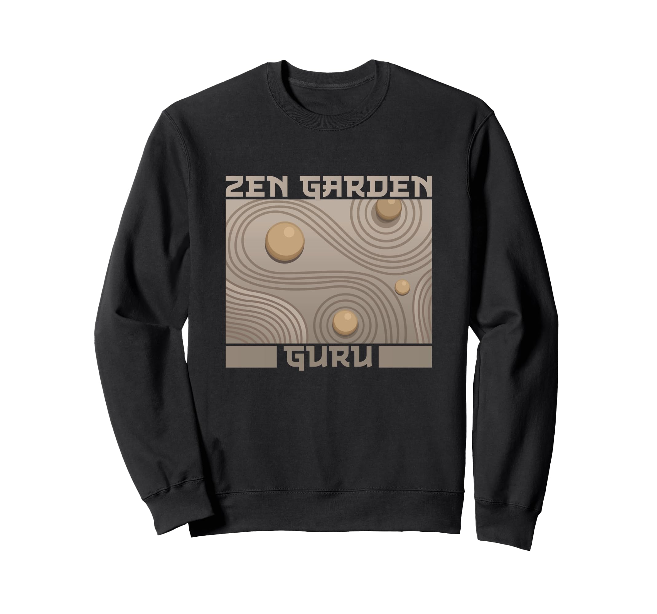 Zen Garden Guru Mindfulness Sweatshirt - Custom Art Print Unisex - T-Shirt, Sweatshirt, Hoodie