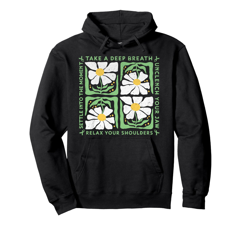 May We Wear Green Mental Health Awareness Hoodie - Unique Graphic Unisex - T-Shirt, Sweatshirt, Hoodie