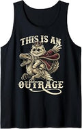 Goddammit Donut This is an Outrage Princess Cat Meme Tank Top Unisex T-shirt, Sweatshirt, Hoodie, Long Sleeve Tee - T-Shirt, Sweatshirt, Hoodie
