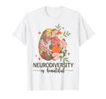 Neurodiversity Is Beautiful Floral T-Shirt - Custom Art Print for Adults - T-Shirt, Sweatshirt, Hoodie
