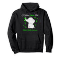 Elephant I Wear Green Mental Health Hoodie - Trendy Graphic Unisex - T-Shirt, Sweatshirt, Hoodie