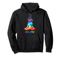 Yoga Lotus Pose Mandala Breathe Hoodie - Aesthetic Graphic Men Women - T-Shirt, Sweatshirt, Hoodie
