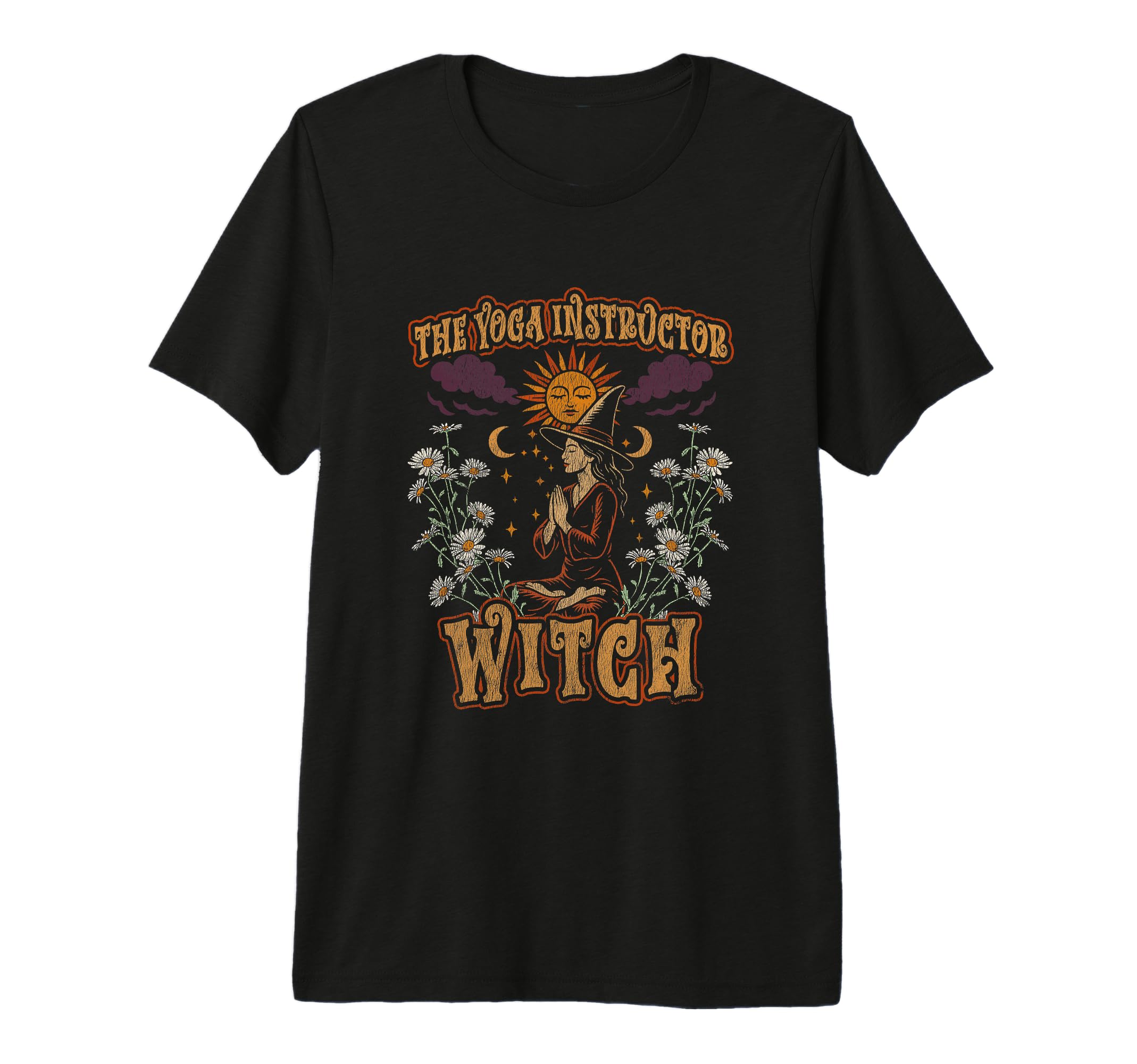 Witch Yoga Instructor Life Mindful T-Shirt - Trendy Graphic for Adults - T-Shirt, Sweatshirt, Hoodie