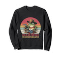 Hold Partner Im Overstimulated Cowboy Sweatshirt - Graphic Print Men Women - T-Shirt, Sweatshirt, Hoodie
