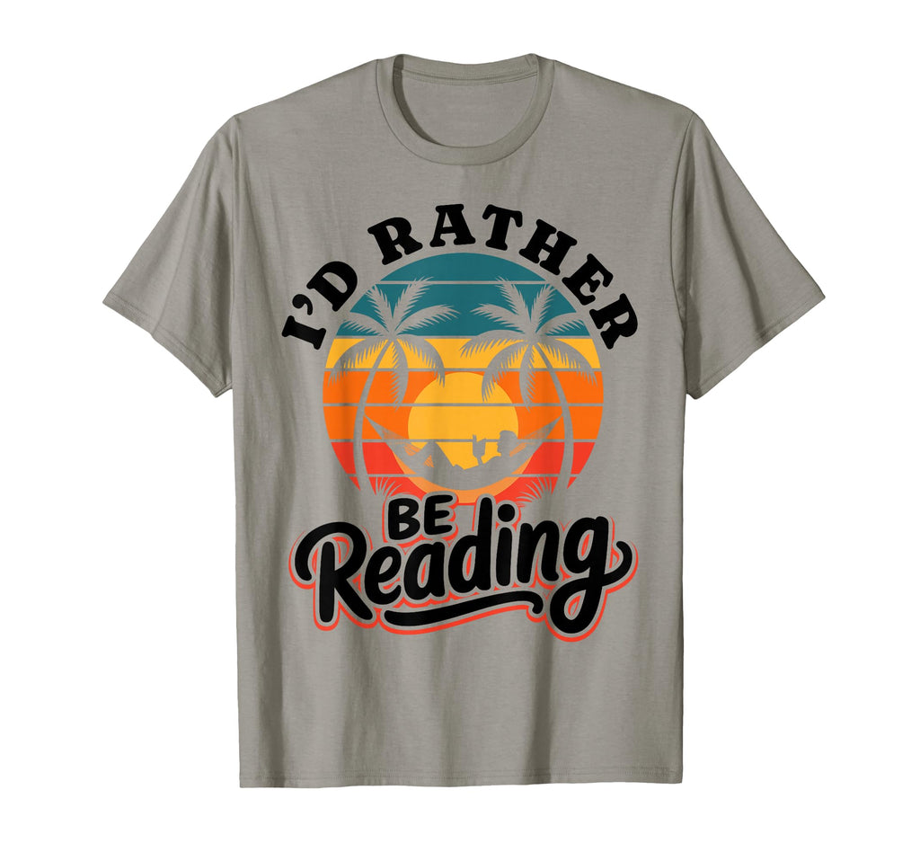 Id Rather Be Reading Books T-Shirt - Minimalist Print Men Women - T-Shirt, Sweatshirt, Hoodie