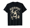 Read Peace Ghost Reader Halloween T-Shirt - Casual Everyday Wear Men Women - T-Shirt, Sweatshirt, Hoodie