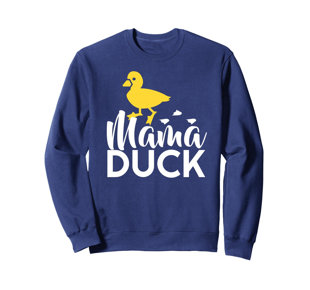 Mama Duck Sweatshirt - Minimalist Print Men Women - T-Shirt, Sweatshirt, Hoodie