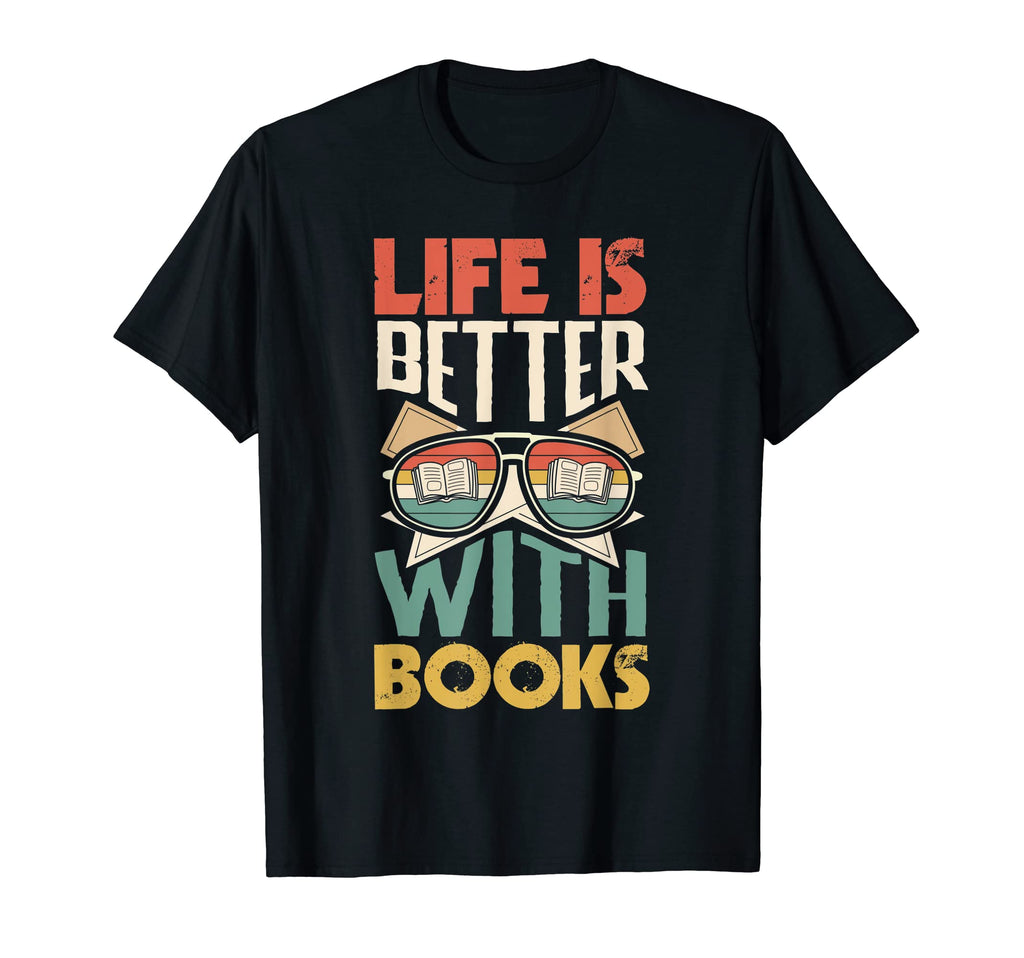 Literature Reading Literacy Life Is T-Shirt - Novelty Apparel Men Women - T-Shirt, Sweatshirt, Hoodie