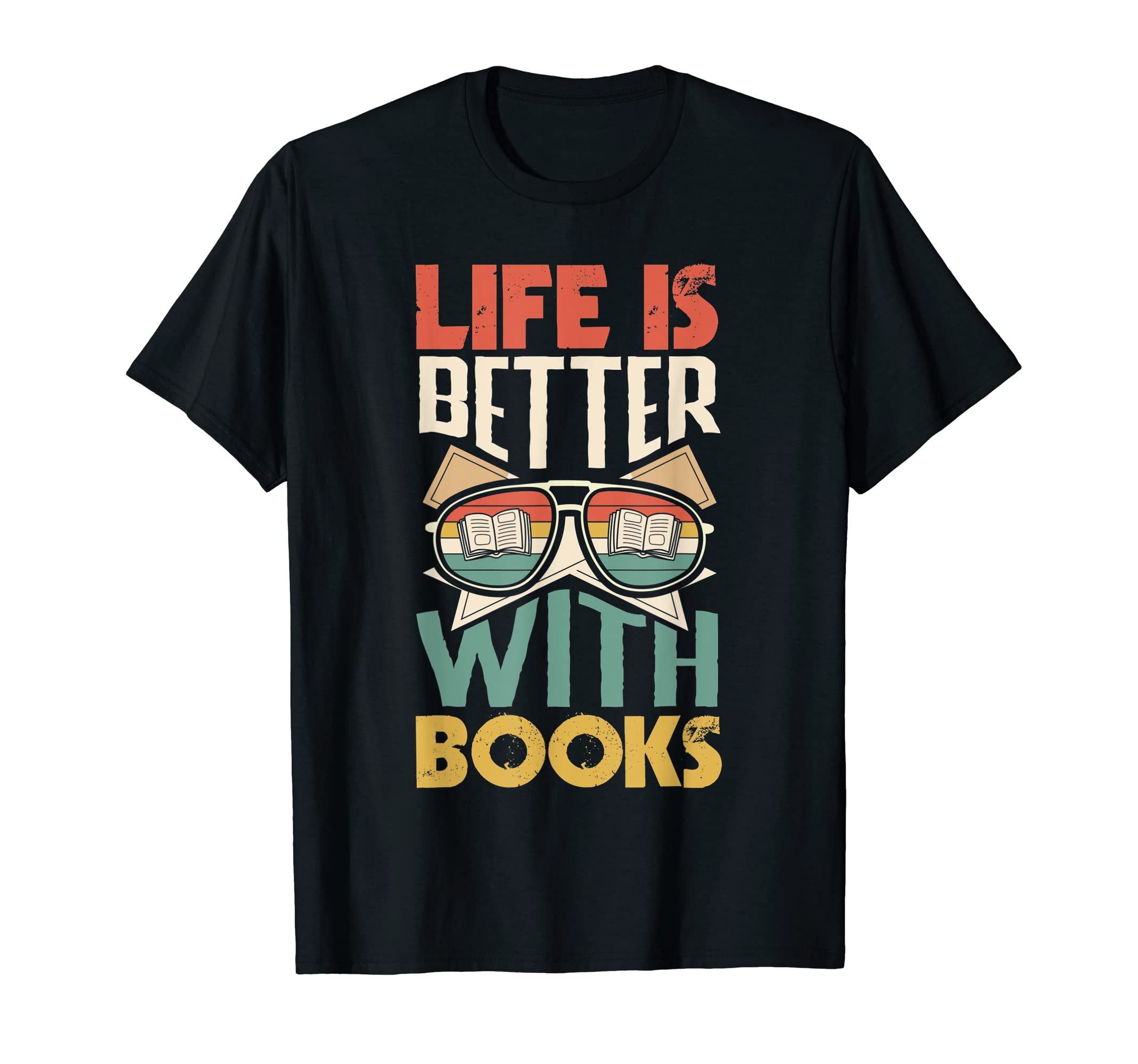 Literature Reading Literacy Life Is T-Shirt - Novelty Apparel Men Women - T-Shirt, Sweatshirt, Hoodie
