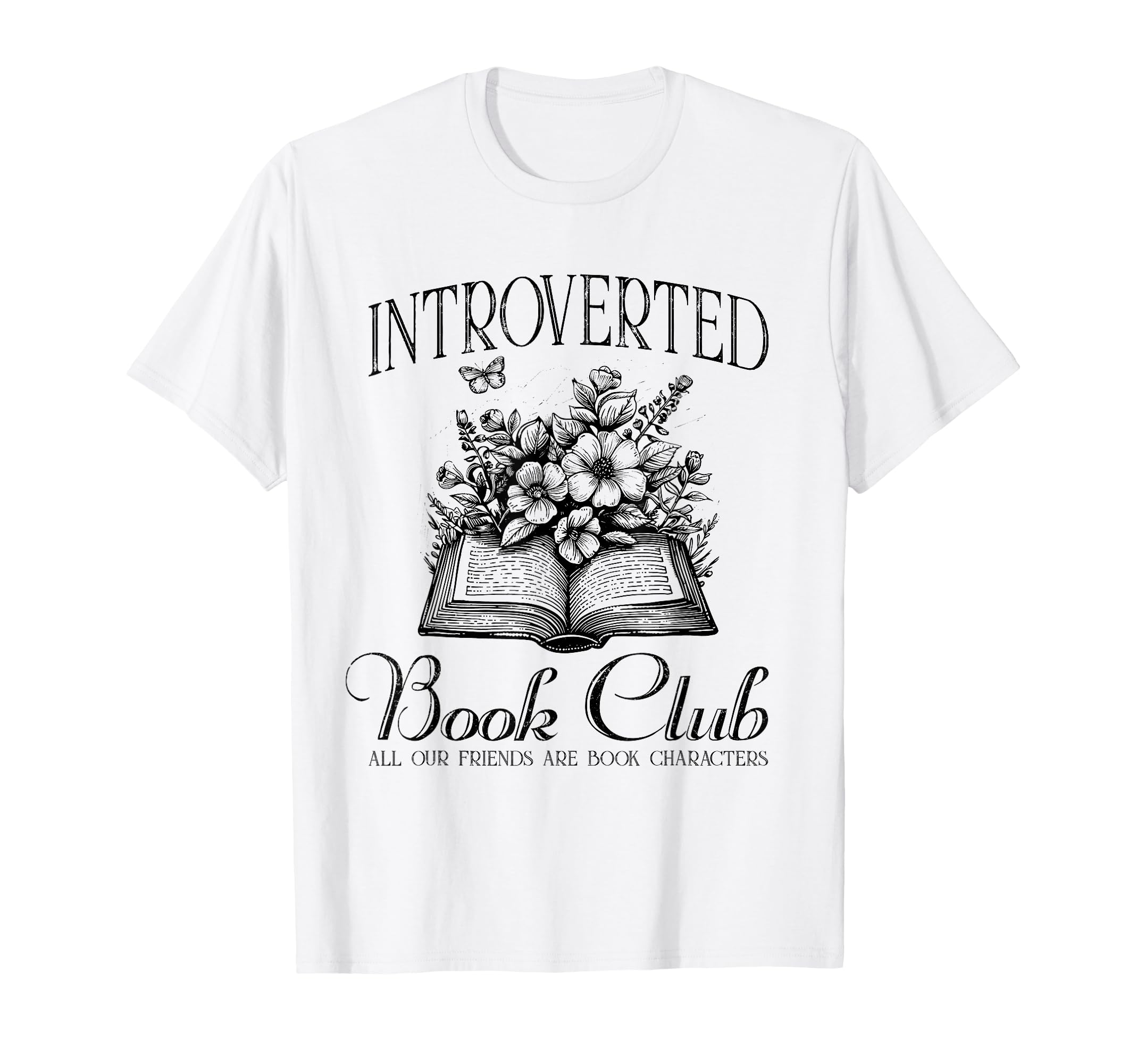 Reading Introverted Book Club Reader T-Shirt - Streetwear Style Unisex - T-Shirt, Sweatshirt, Hoodie