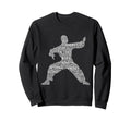 Tai Chi Meditation Martial Arts Sweatshirt - Minimalist Print for Adults - T-Shirt, Sweatshirt, Hoodie