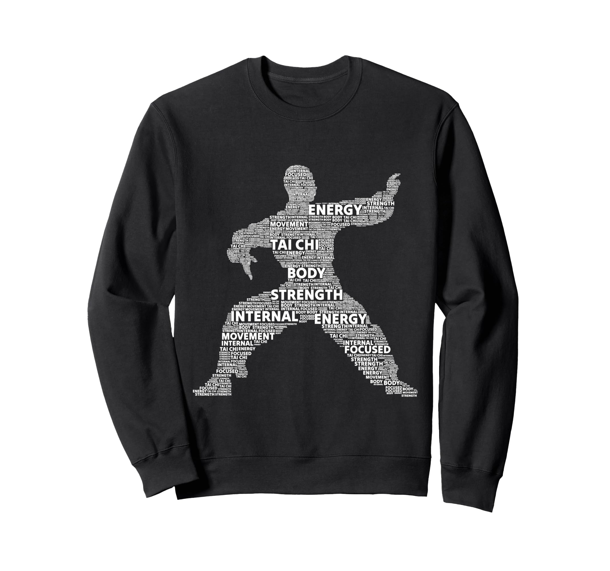 Tai Chi Meditation Martial Arts Sweatshirt - Minimalist Print for Adults - T-Shirt, Sweatshirt, Hoodie